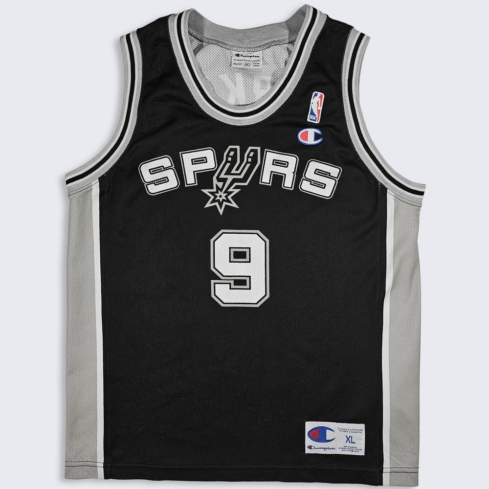 San Antonio Spurs Vintage Tony Parker Champion Basketball Jersey